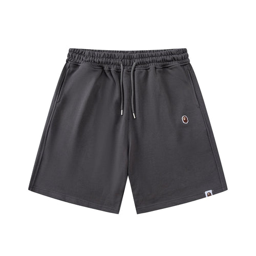 BAPE Ape-Head Logo Drawstring Shorts — front