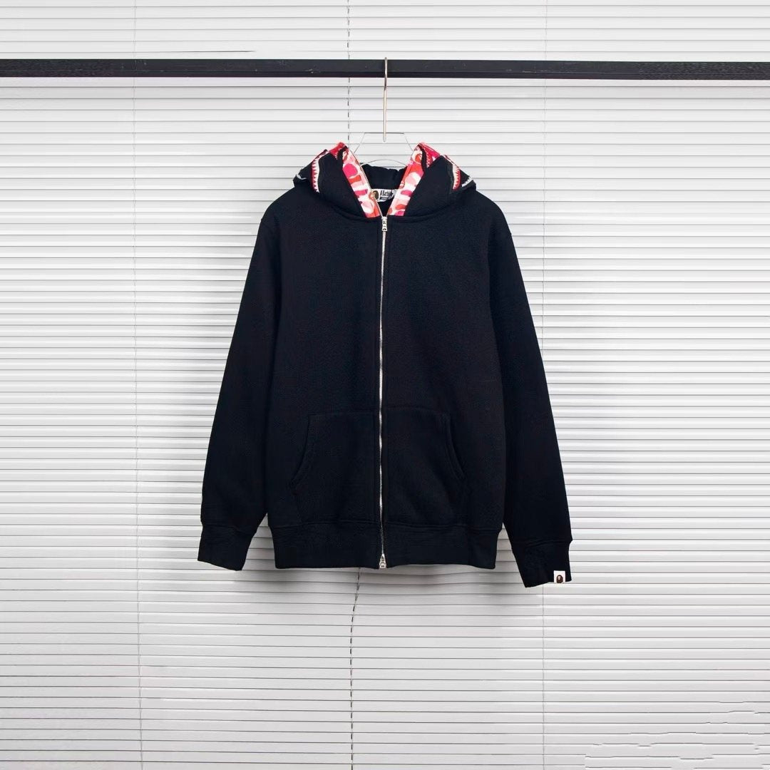 BAPE Shark WGM Zip-Up Hoodie — front