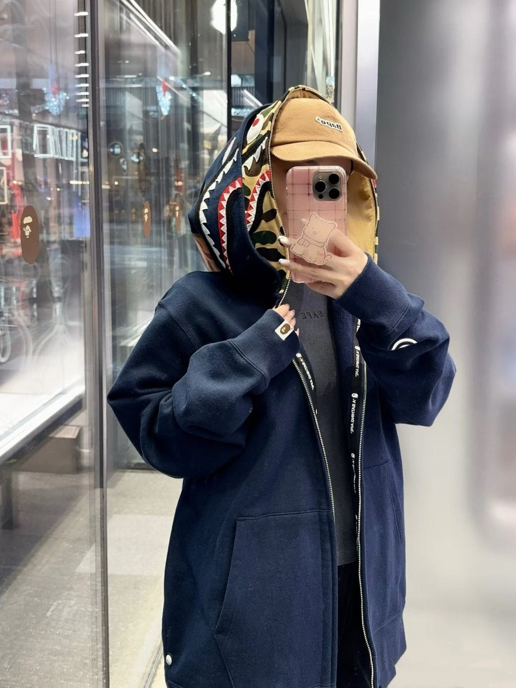 BAPE Shark WGM Zip-Up Hoodie — context