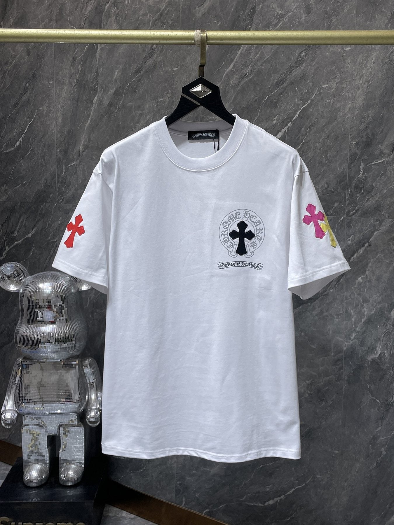 Chrome Hearts Cross Graphic Short-Sleeve T-Shirt — front