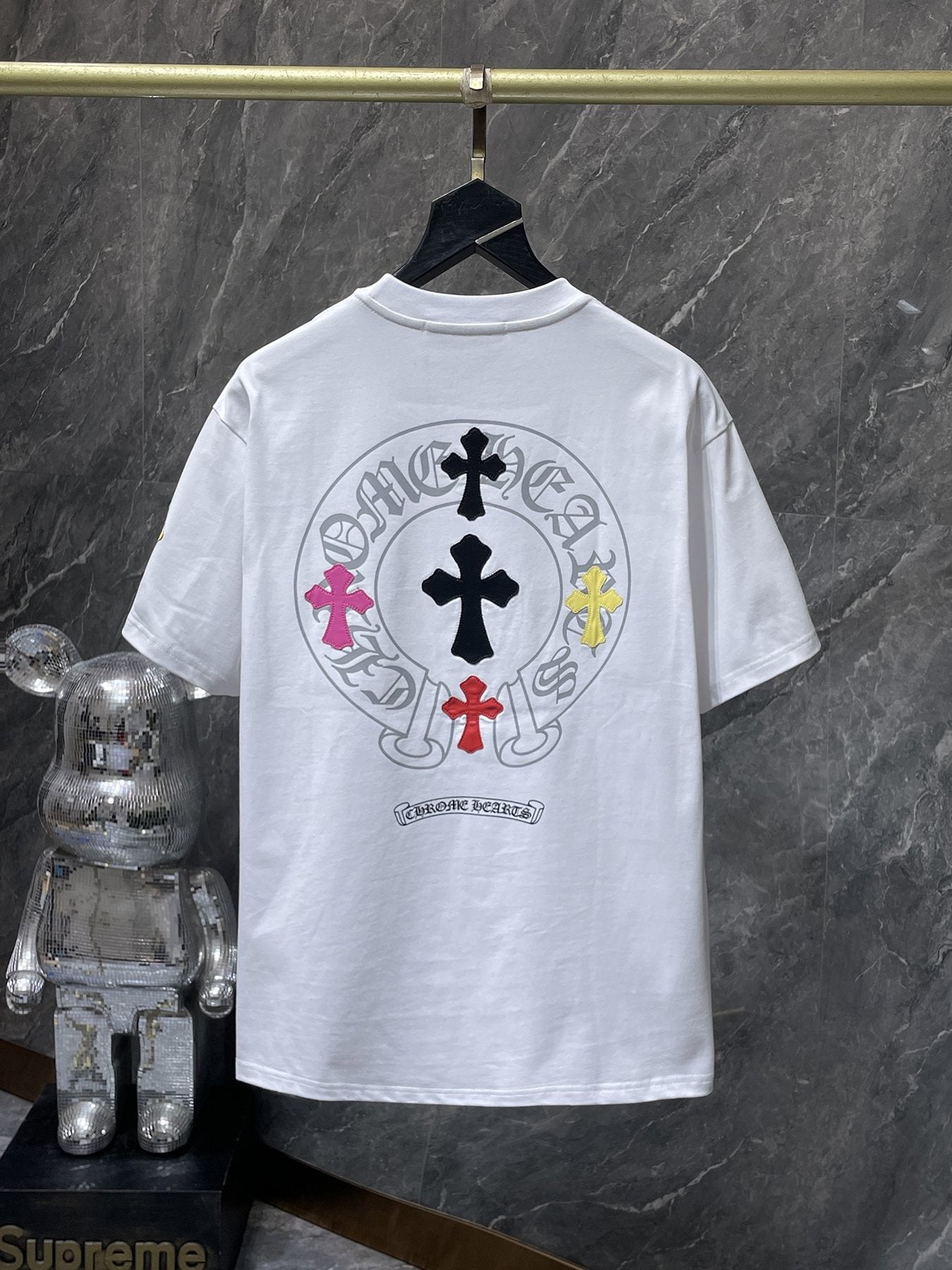 Chrome Hearts Cross Graphic Short-Sleeve T-Shirt — back