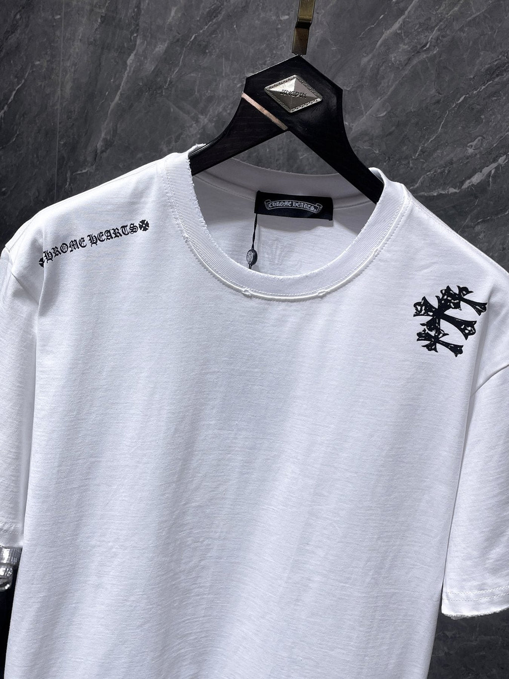 Chrome Hearts Cross Graphic Short-Sleeve T-Shirt — detail