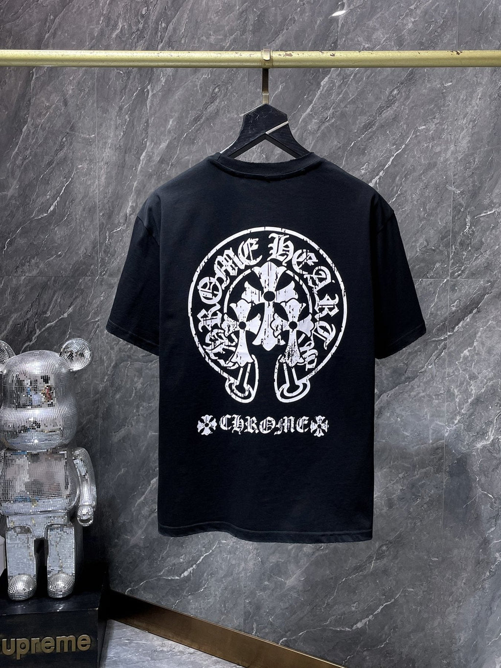 Chrome Hearts Horseshoe Cross Graphic T-Shirt — back