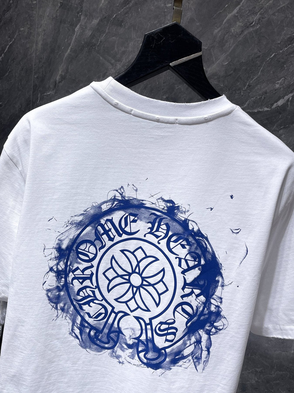 Chrome Hearts Cross Floral Back Graphic T-Shirt — detail