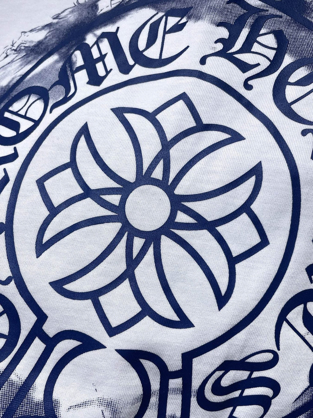 Chrome Hearts Cross Floral Back Graphic T-Shirt — detail