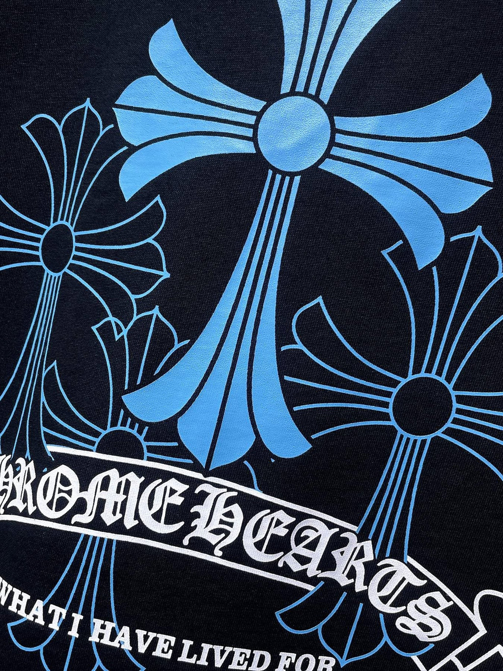 Chrome Hearts Horseshoe Cross Graphic T-Shirt — detail
