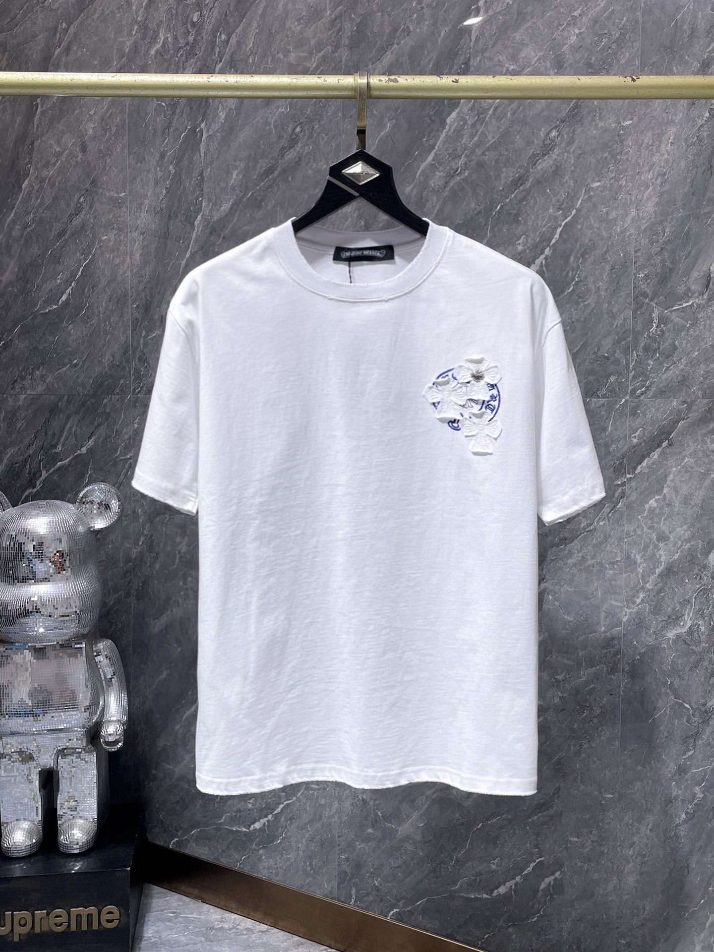 Chrome Hearts Cross Appliqué Graphic T-Shirt — hero