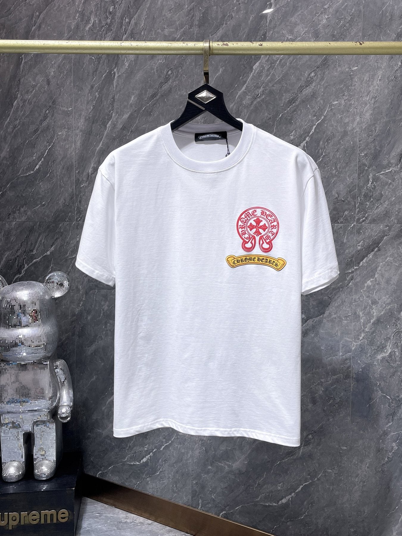 Chrome Hearts Multicolor Horseshoe Graphic T-Shirt — front