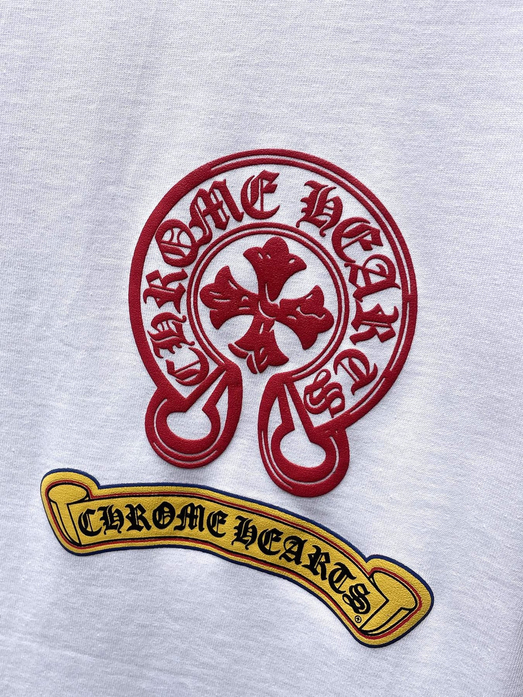 Chrome Hearts Multicolor Horseshoe Graphic T-Shirt — detail