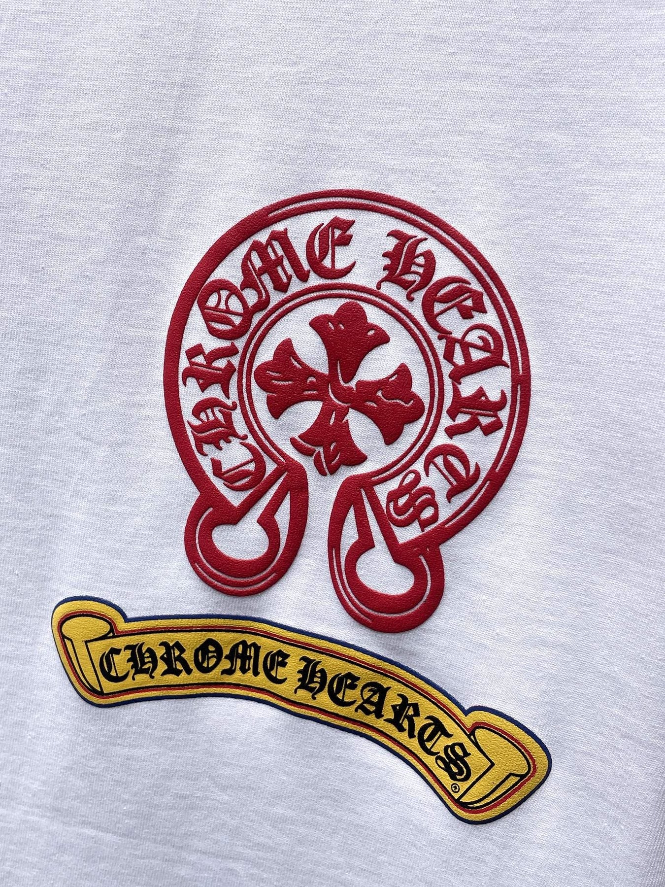 Chrome Hearts Multicolor Horseshoe Graphic T-Shirt — detail