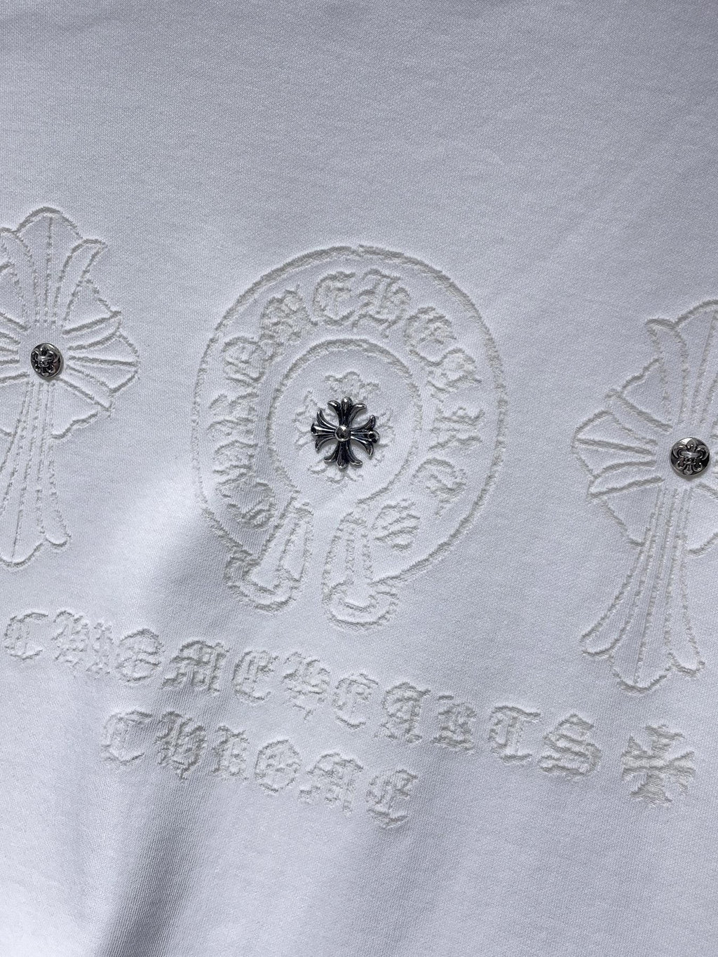 Chrome Hearts Horseshoe Graphic Short-Sleeve T-Shirt — detail