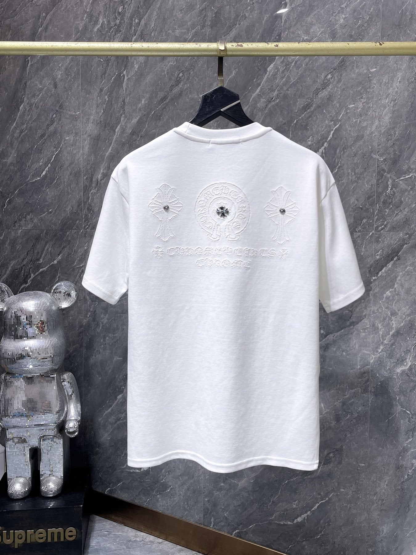 Chrome Hearts Horseshoe Graphic Short-Sleeve T-Shirt — back