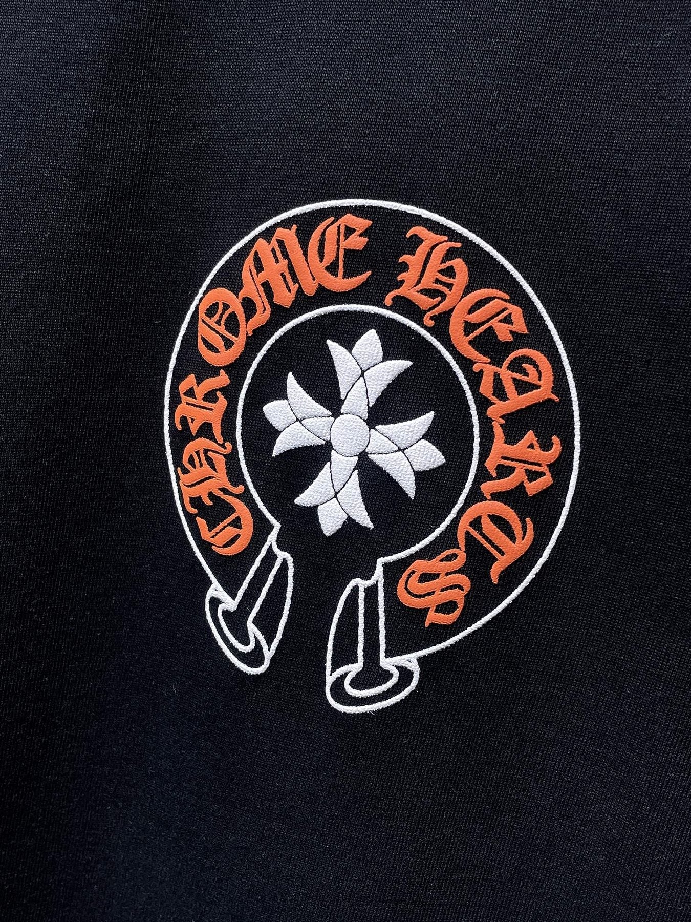 Chrome Hearts Splatter Horseshoe Graphic T-Shirt — detail
