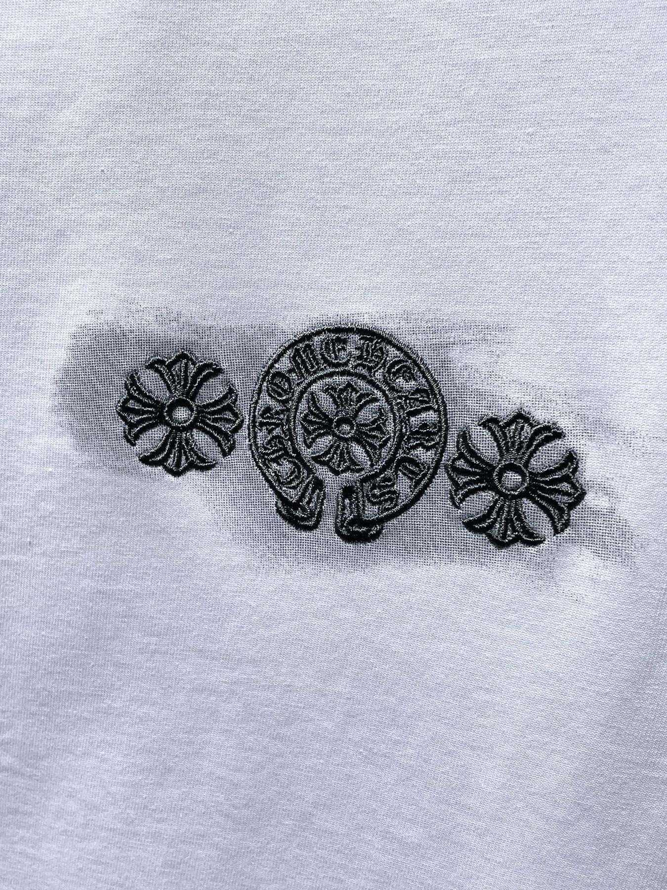 Chrome Hearts Gothic Floral Graphic T-Shirt — detail