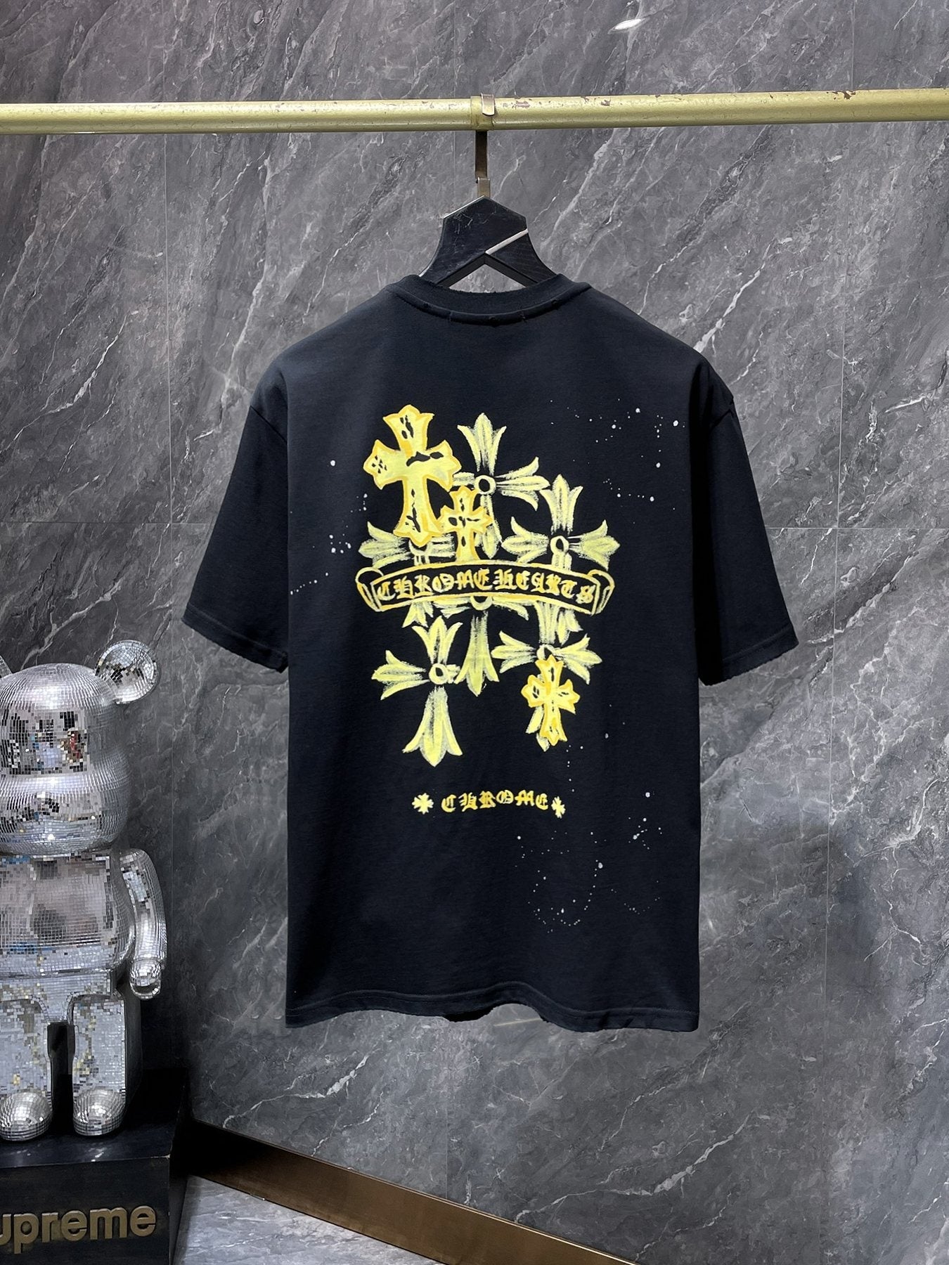 Chrome Hearts Cross Graffiti Graphic T-Shirt — back