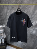 Chrome Hearts Floral Cross Embroidered T-Shirt — hero