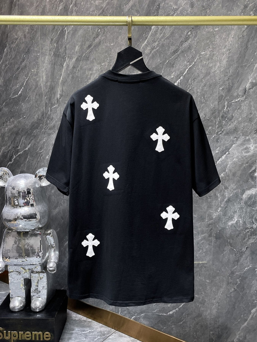 Chrome Hearts Cross Applique Short-Sleeve T-Shirt — back