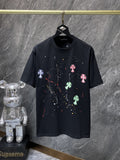 Chrome Hearts Cross Paint Splatter Graphic T-Shirt — hero