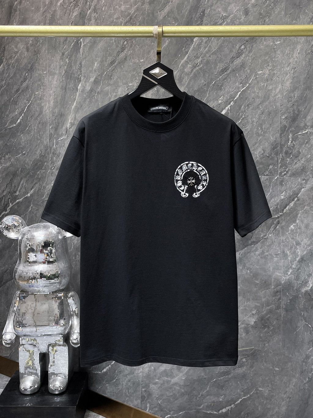 Chrome Hearts Cross Scroll Graphic Short-Sleeve T-Shirt — hero