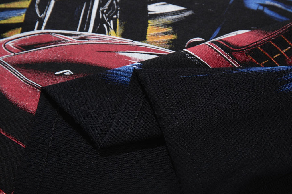MAJESTIK Automotive Graphic Short-Sleeve T-Shirt — detail