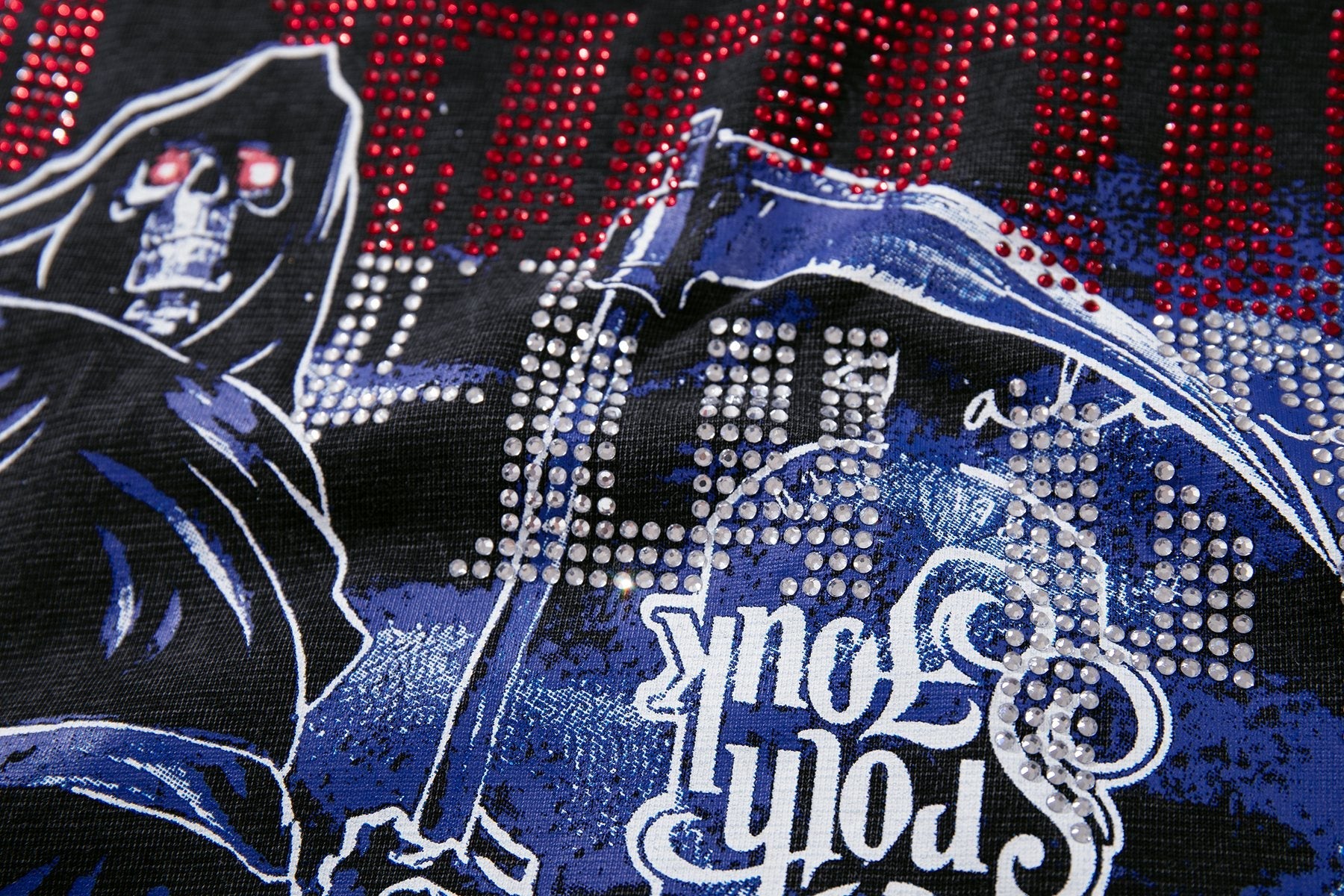 MAJESTIK Wolf Reaper Graphic T-Shirt — detail