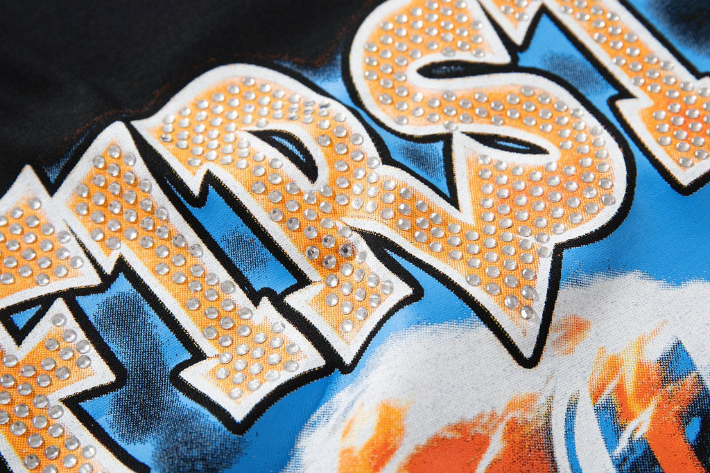 MAJESTIK Football Graphic Short-Sleeve T-Shirt — detail