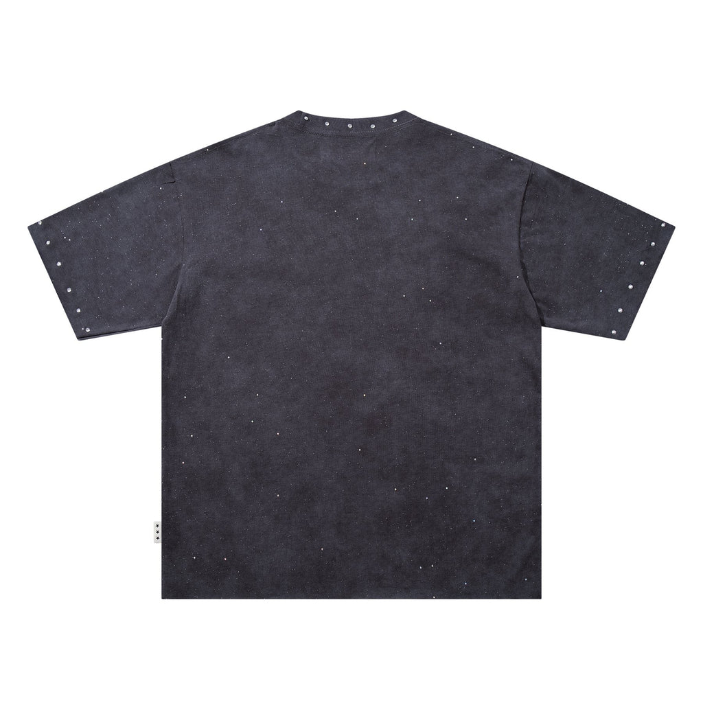 BKYS Revival Rhinestone Portrait Graphic T-Shirt — back