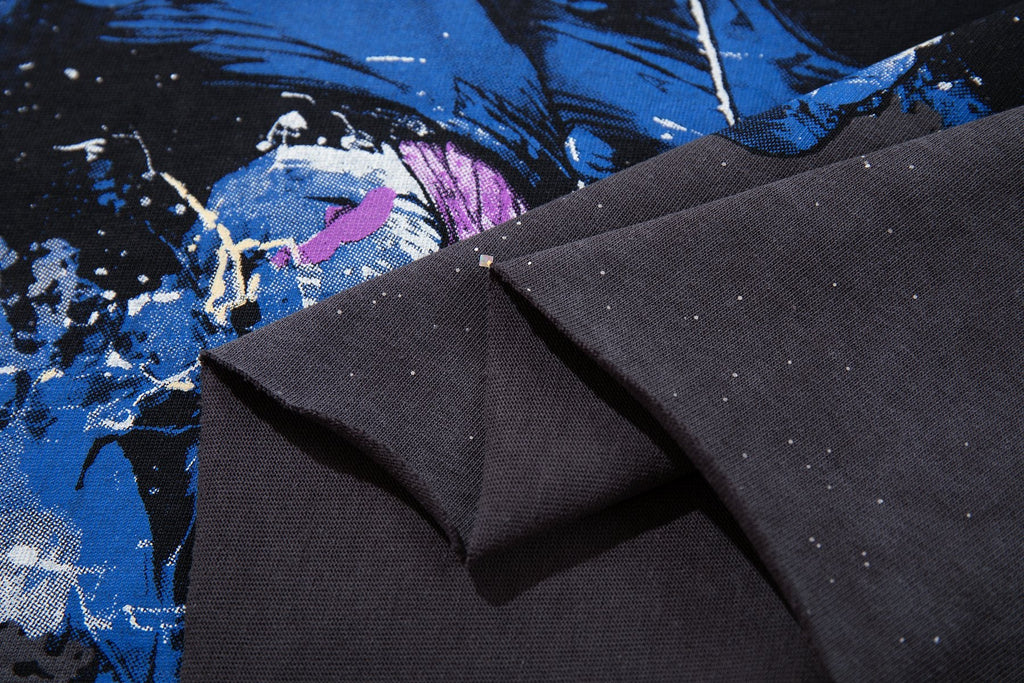 BKYS Revival Rhinestone Portrait Graphic T-Shirt — detail