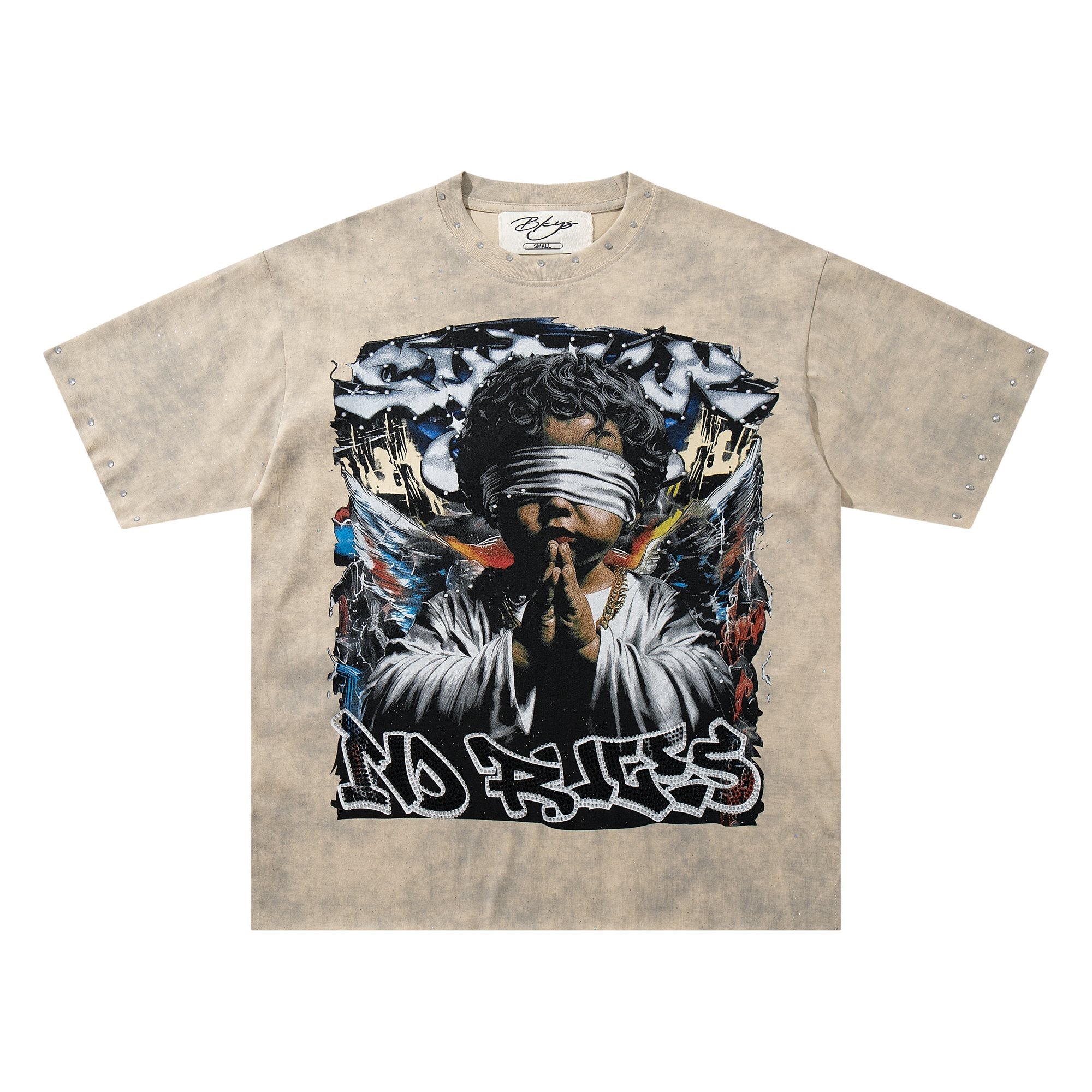 BKYS Revival Rhinestone Portrait Graphic T-Shirt — hero