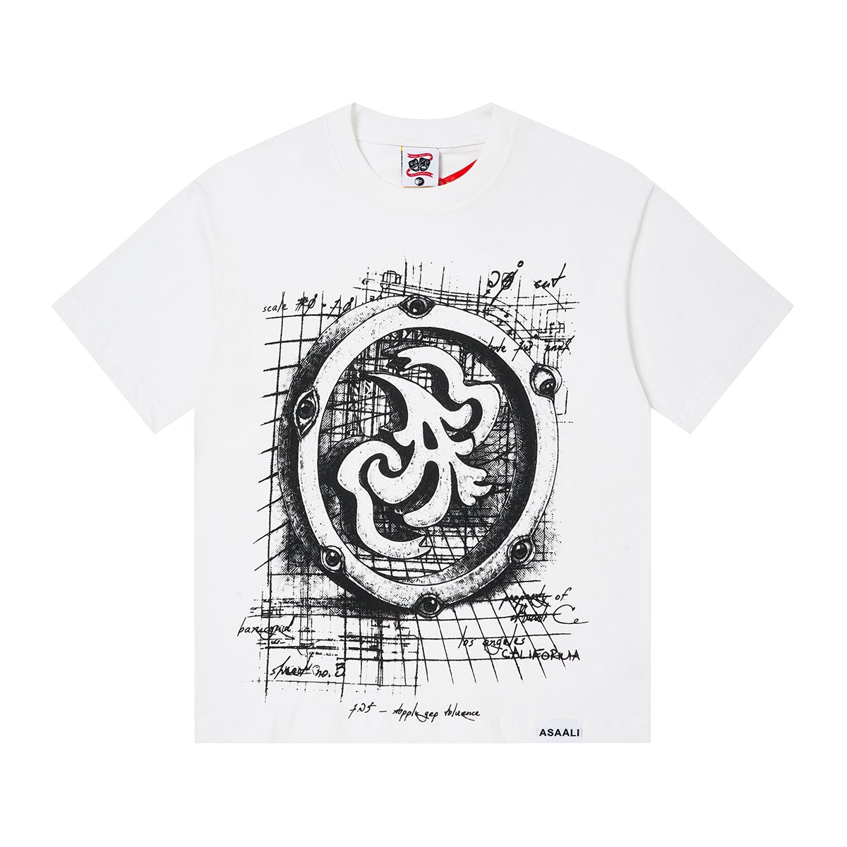 ASAALL Circular Technical Graphic T-Shirt — hero