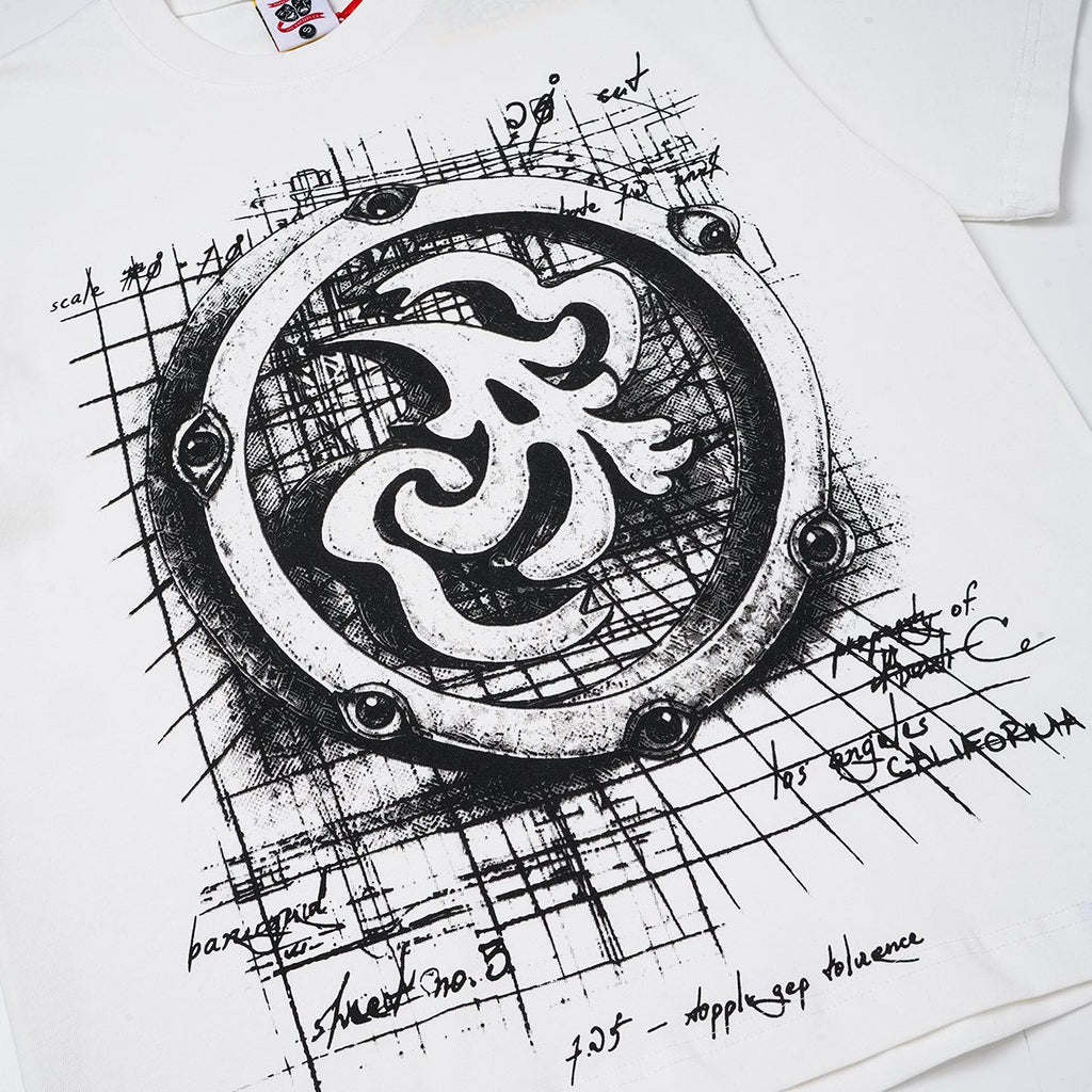 ASAALL Circular Technical Graphic T-Shirt — detail