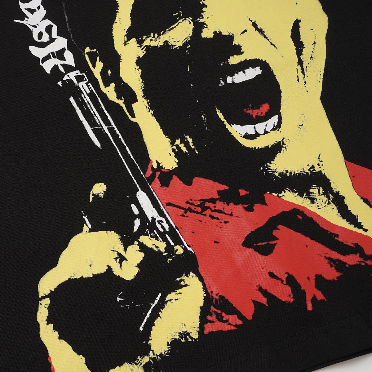 ASAALL Screaming Figure Graphic T-Shirt — detail