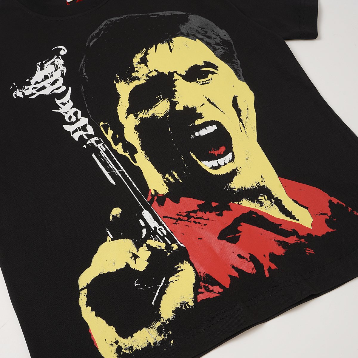 ASAALL Screaming Figure Graphic T-Shirt — detail