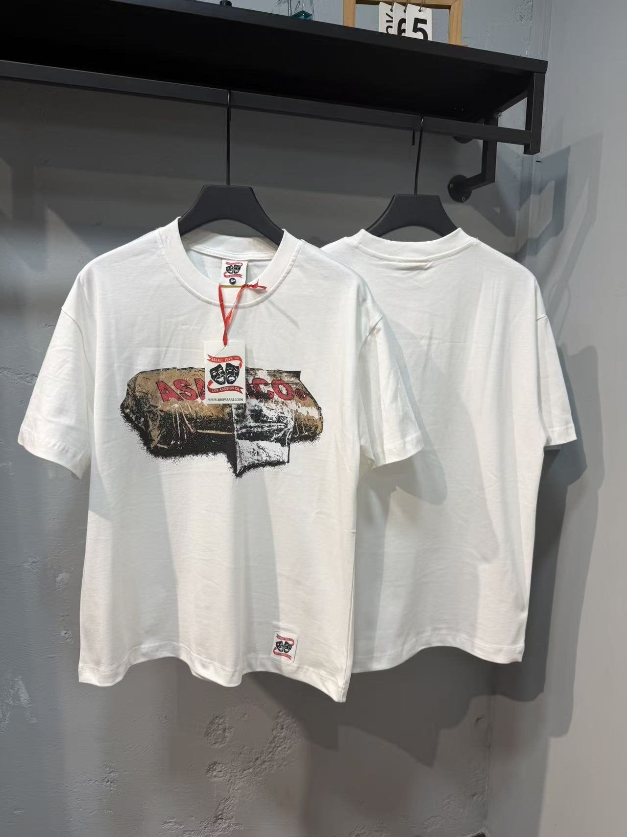 ASAALL Distressed Graphic Short-Sleeve T-Shirt — context