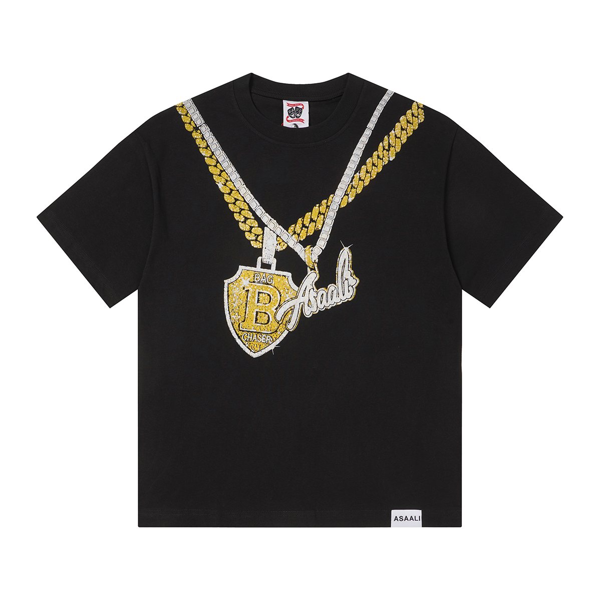 ASAALL Chain and Shield Graphic Short-Sleeve T-Shirt — hero
