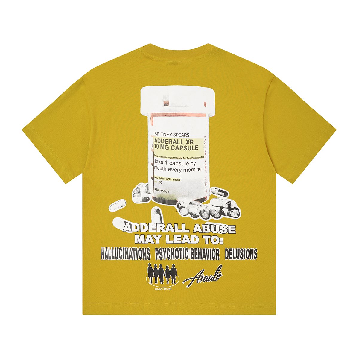 ASAALL Collage Graphic T-Shirt — back