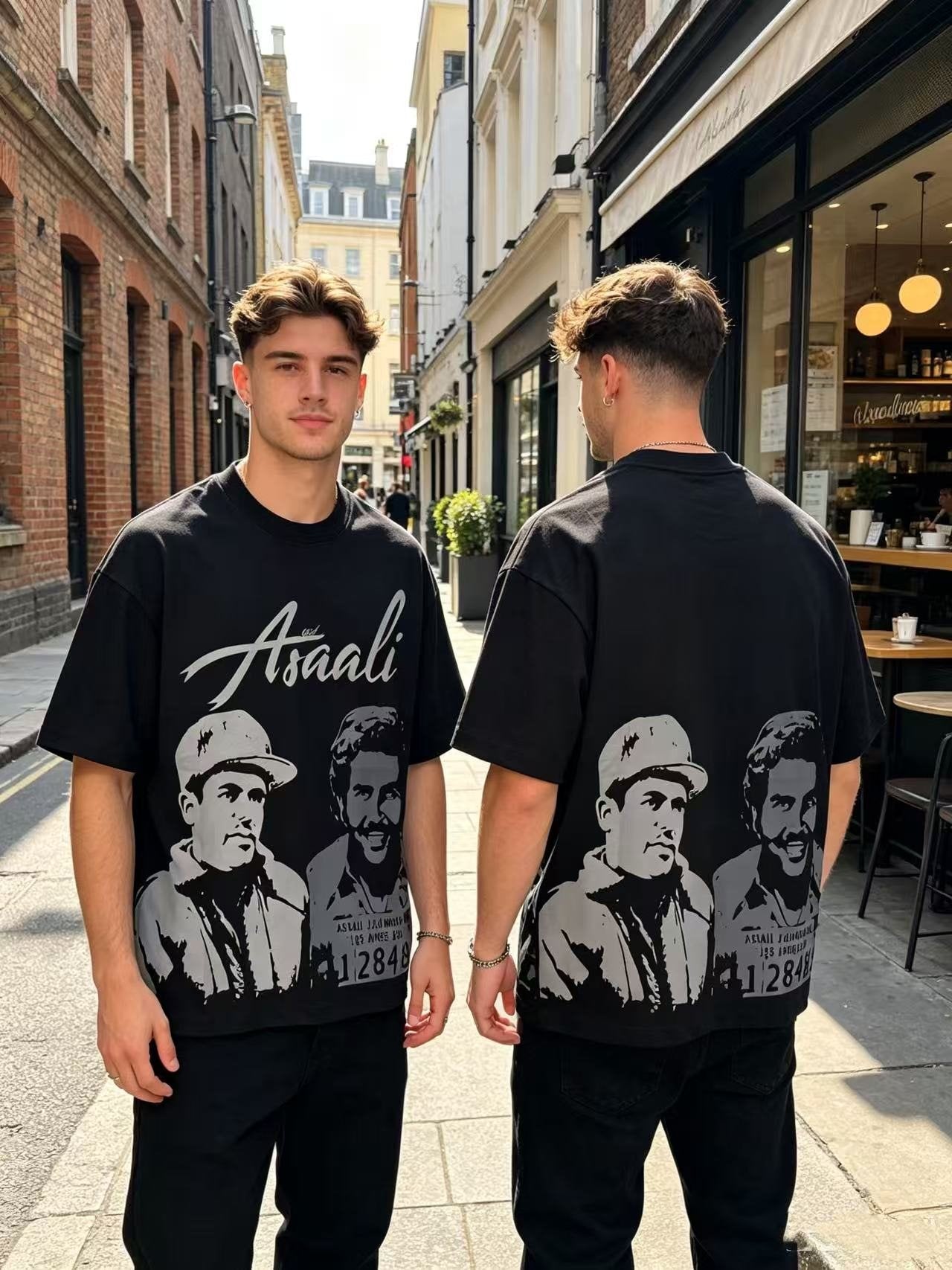 ASAALL Portrait Graphic Short-Sleeve T-Shirt — hero