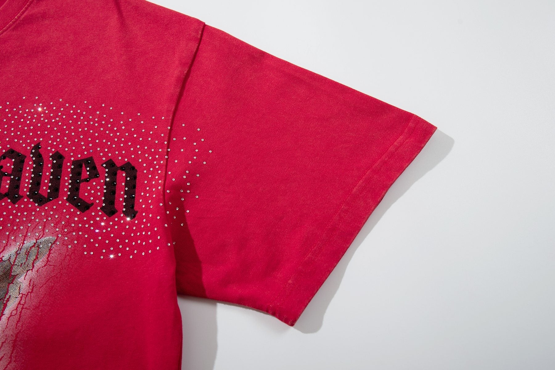 SUPPLY TEE Heaven Angel Flame Graphic T-Shirt — detail