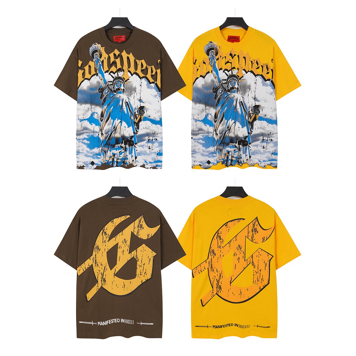 Godspeed 5010 Statue Graphic T-Shirt — comparison