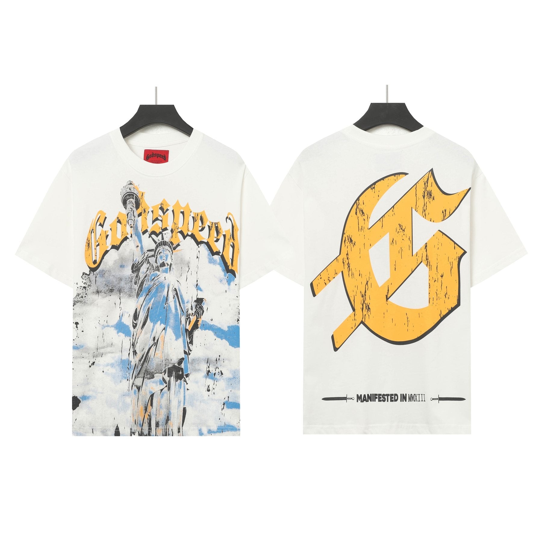Godspeed 5010 Statue Graphic T-Shirt — comparison