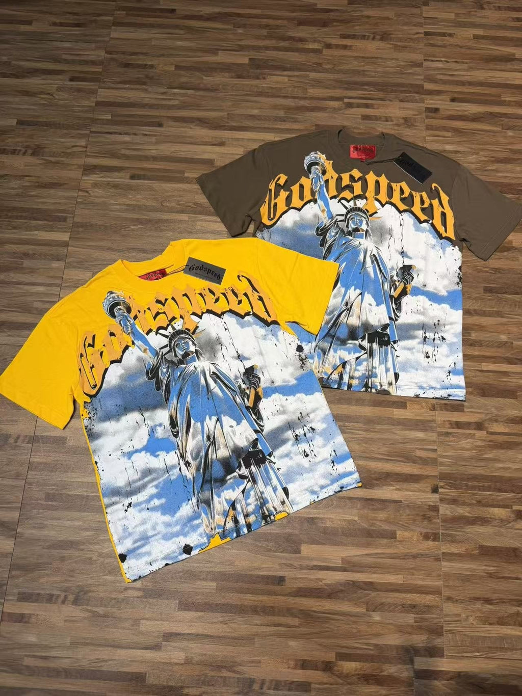 Godspeed 5010 Statue Graphic T-Shirt — context