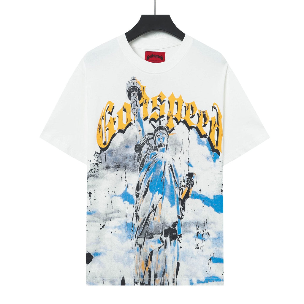 Godspeed 5010 Statue Graphic T-Shirt — front