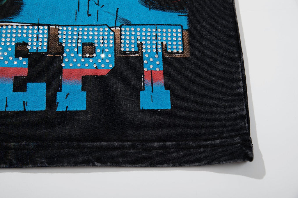 MAJESTIK Bulldog Billiards Graphic T-Shirt — detail