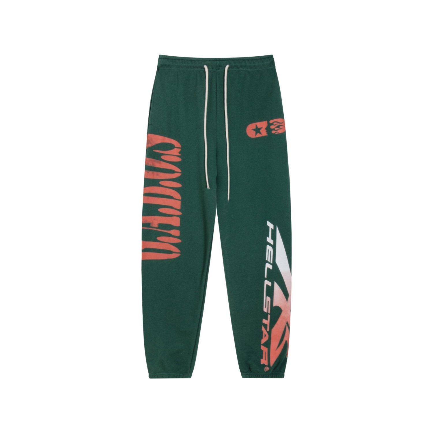 Hellstar G.A.B.O.S Vertical Graphic Sweatpants — front