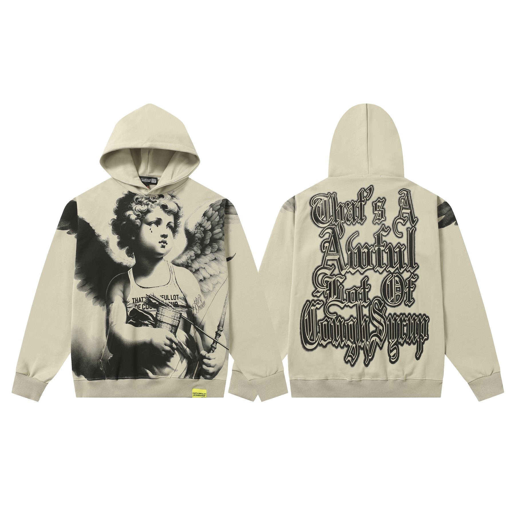 THAT'S A AWFUL LOT OF COUGH SYRUP Angel Graphic Hoodie — hero