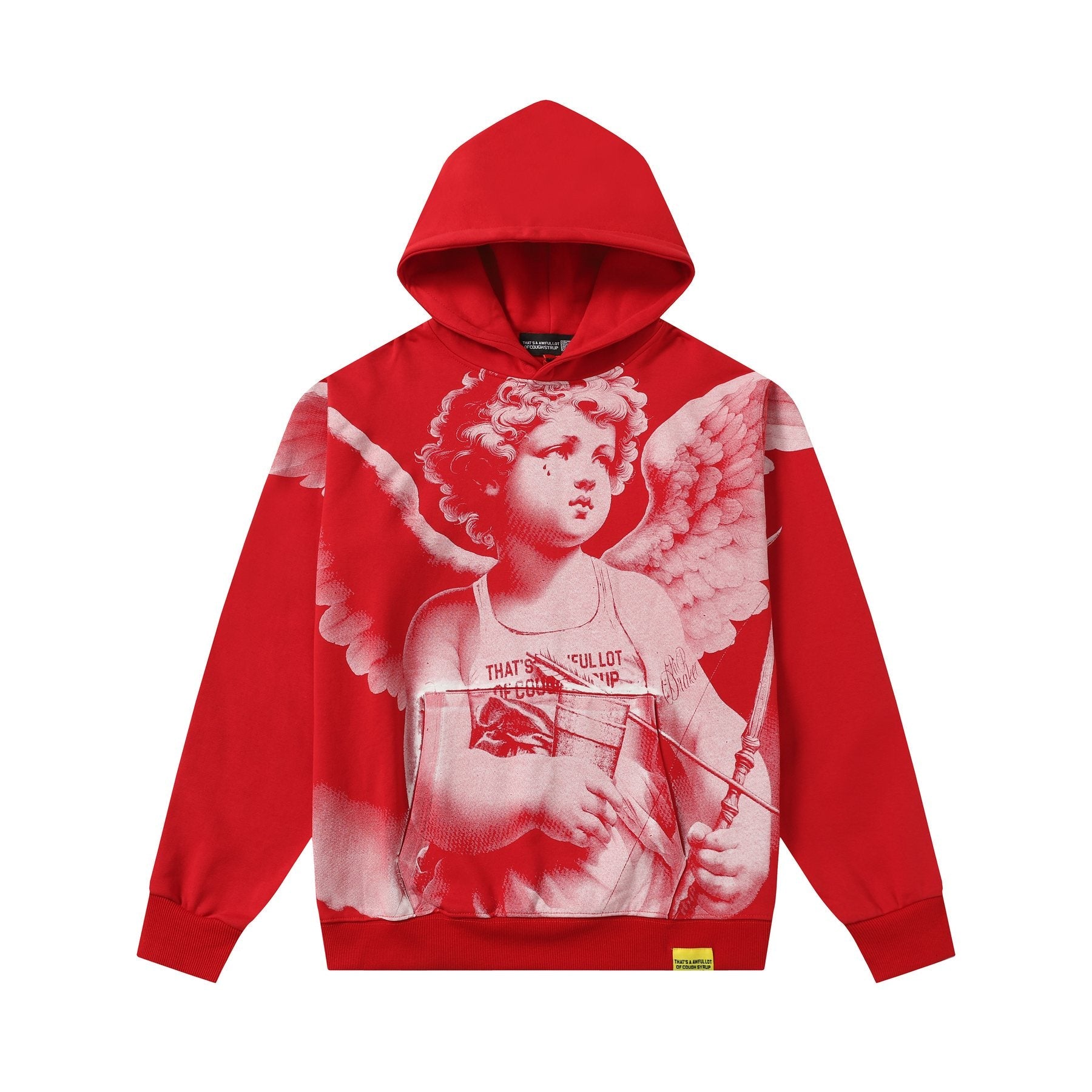 THAT'S A AWFUL LOT OF COUGH SYRUP Angel Graphic Hoodie — hero