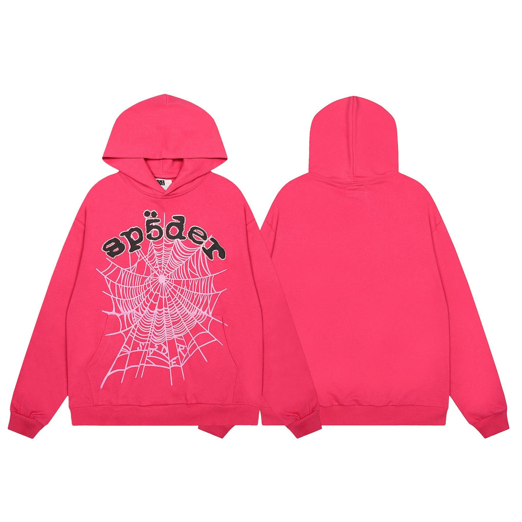Sp5der Spiderweb Graphic Pullover Hoodie — hero