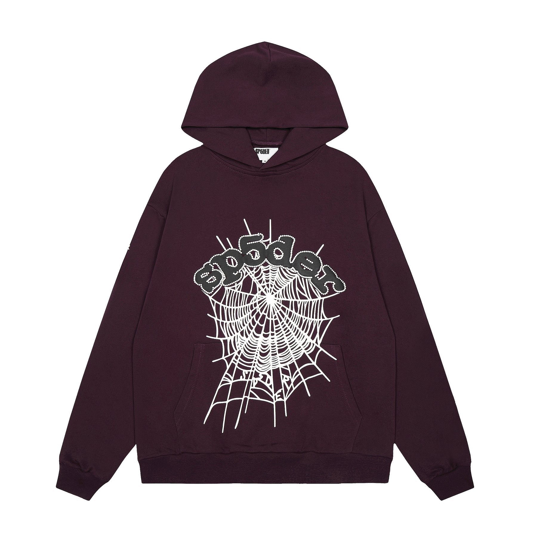 Sp5der Spiderweb Graphic Pullover Hoodie — hero
