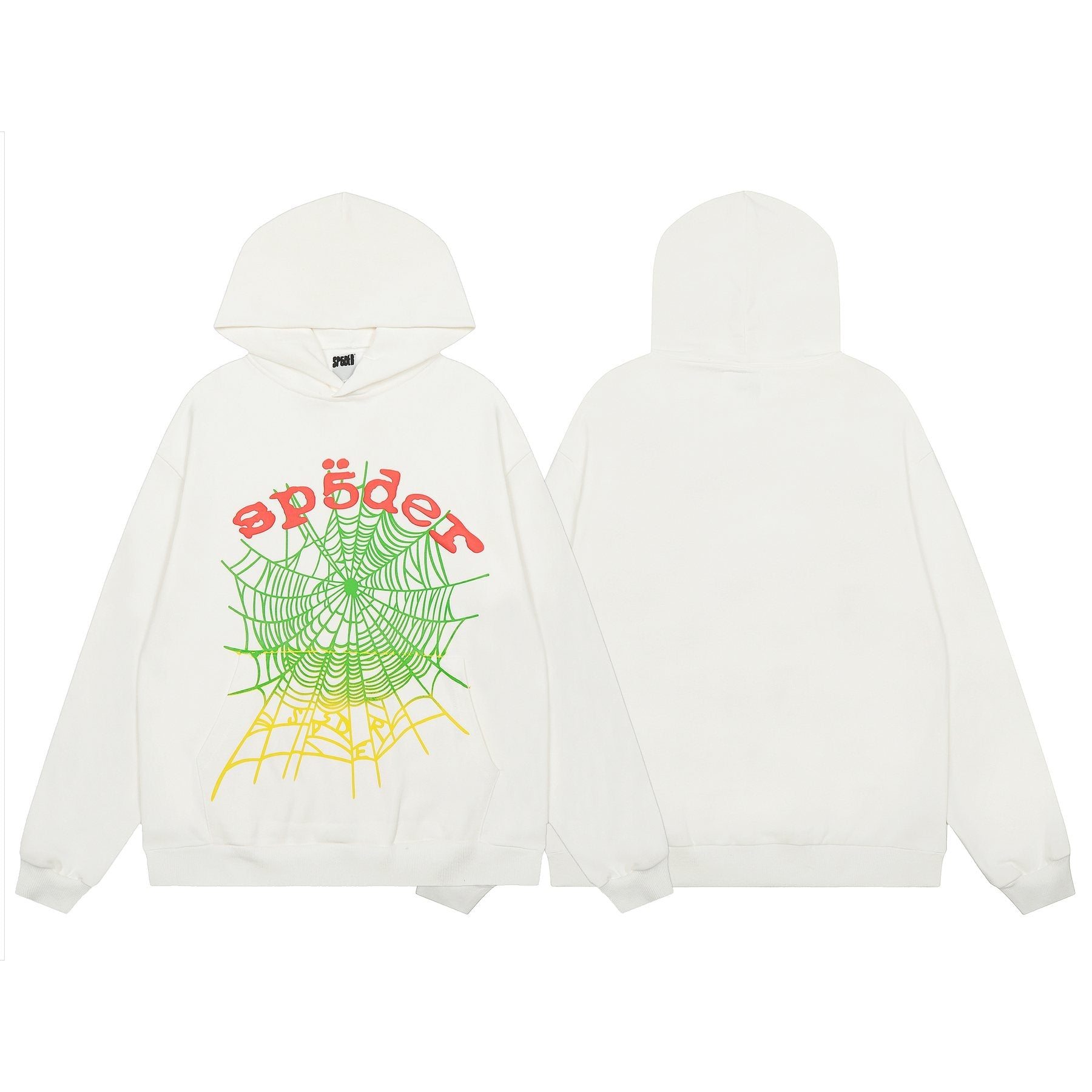 Sp5der Spiderweb Graphic Hoodie & Sweatpants Set — front