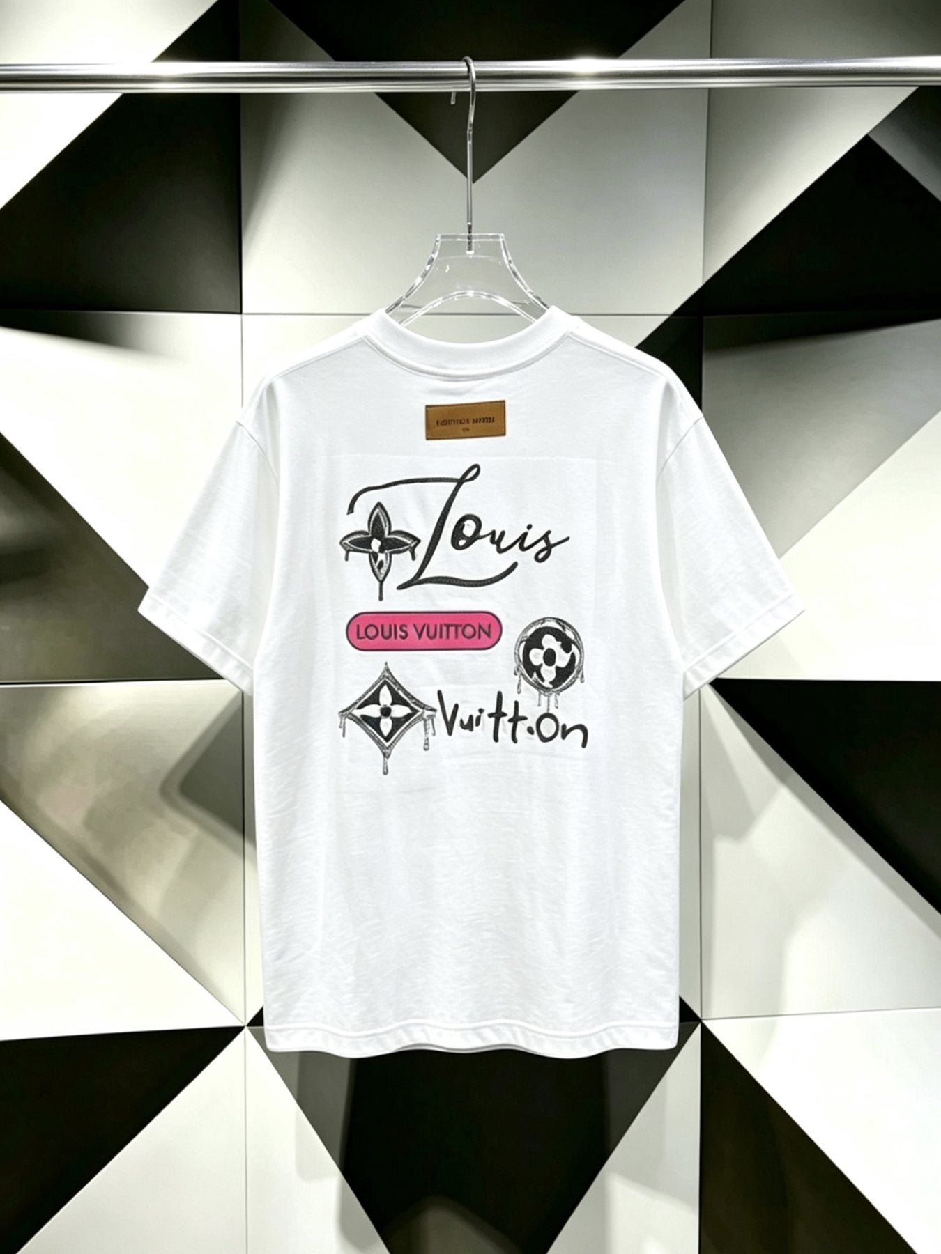 Louis Vuitton*LV Script Graphic T-Shirt — back